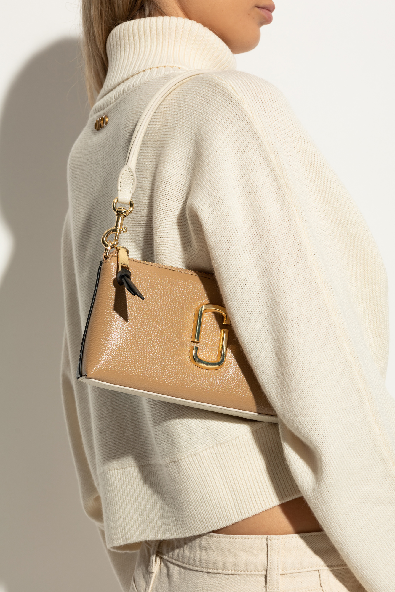 Beige Shoulder bag `The Snapshot Convertible` Marc Jacobs